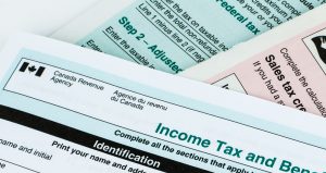 Canadian income tax forms